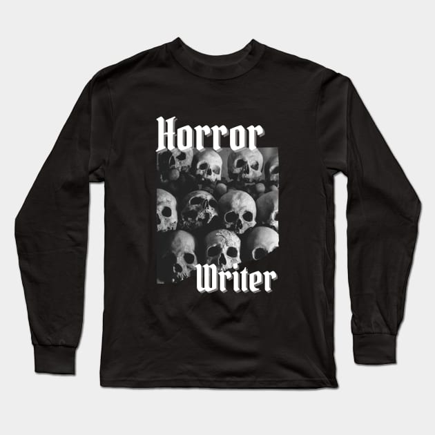 Horror Writer Long Sleeve T-Shirt by indie inked